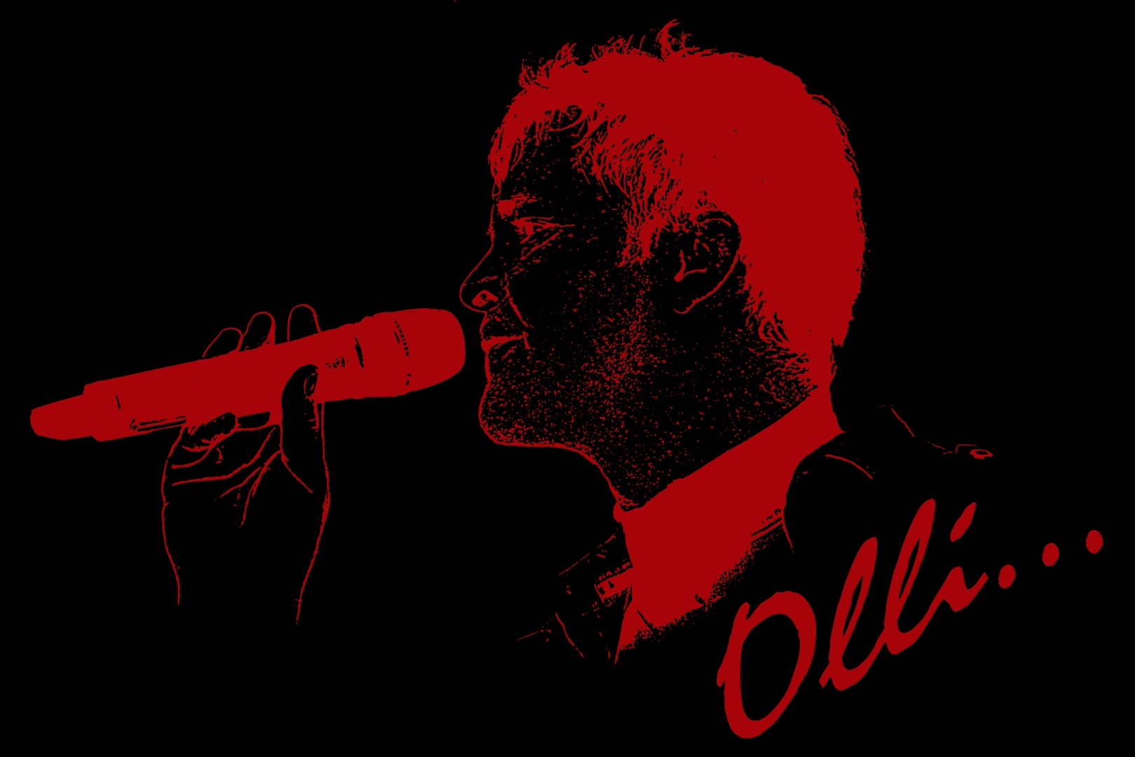 Olli live auf der Bühne